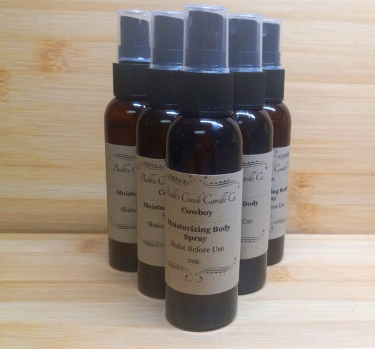 Cowboy Moisturizing body spray
