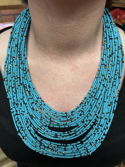 Kiszu Chunky Bib Statement Necklace